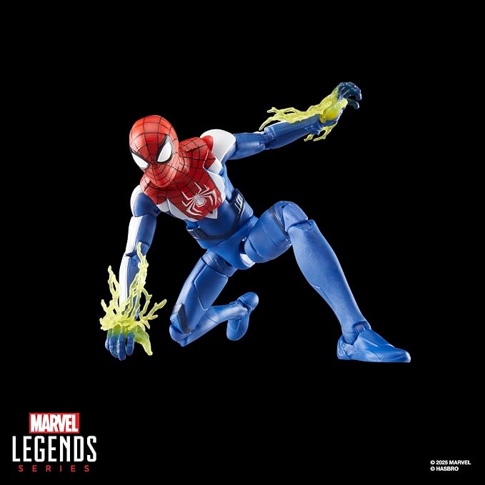 Marvel Legends Series Gamerverse Miles Morales Upgraded Suit Style, Spider-Man 2 Video Game-Inspired Collectible 6 Inch Action Figure
