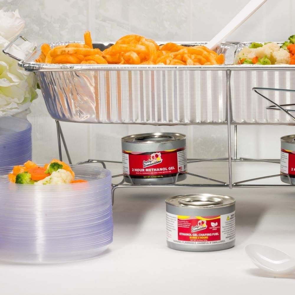 Aluminum Pans Full Size, Large Disposable Roasting & Baking Pan, 21"x13" Deep Foil Pans (10 Pack) Extra Heavy Duty Chafing Trays for Hotels, Restaurants, Caterers, Steam Table, Buffets & Bakeware