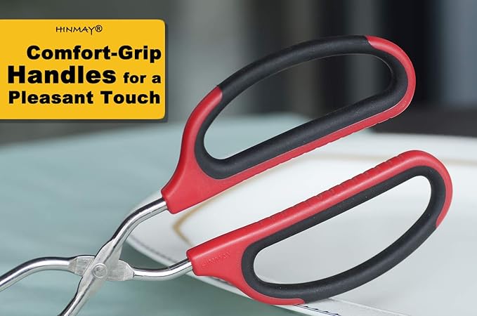 Scissor Tongs 11-Inch Heavy Duty Stainless Steel Scissor Cooking Tongs
