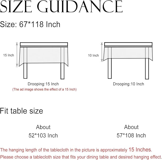 ISAENNE Designer Linen Floral Extra Long Rectangle Tablecloth,Pale Yellow Farmhouse Indoor Table Cloth,Durable Decor Tablecloths for Dining Kitchen Thanksgiving,67"*118"-Chamonix A