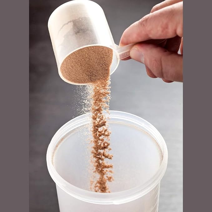 Plastic Measuring Scoop, (43 cc | 1.5 Oz. | 43 mL) Long Handle Spoons for Powders, Granules, Coffee, Pet Food, Baking Supplies, Protein and Other Dry Goods, BPA Free (Set of 3)
