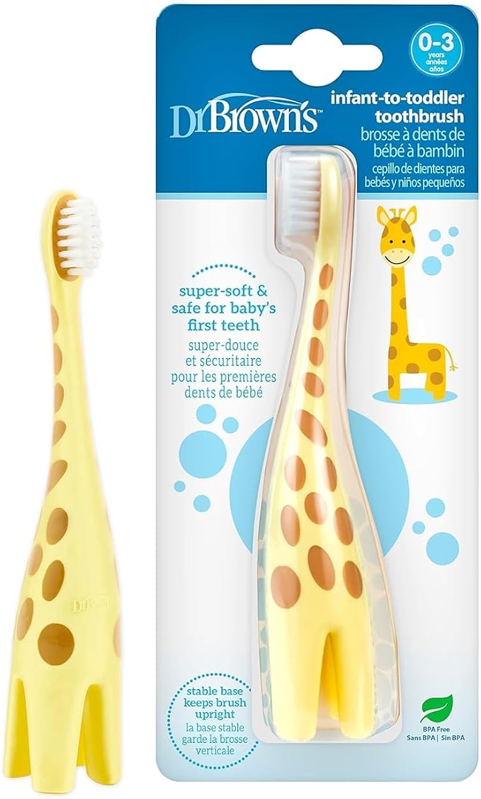 Dr. Brown's Infant-to-Toddler Toothbrush, Giraffe