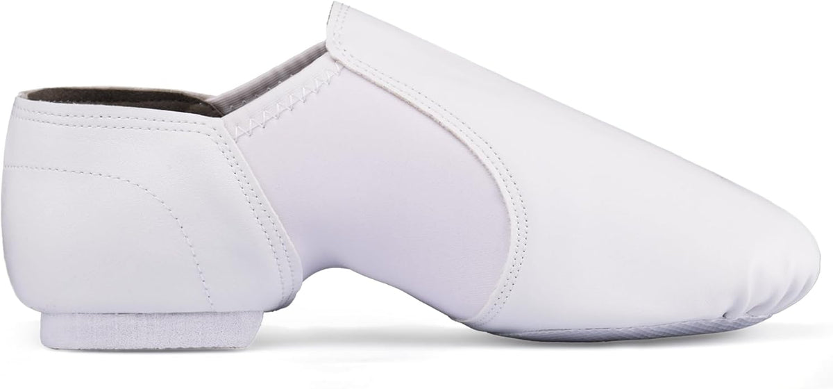 Linodes Unisex 006 PU Leather Upper Slip-on Jazz Shoe for Women and Men's Dance Shoes
