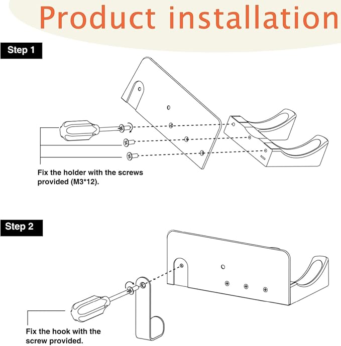 Hair Dryer Holder, Hair Dryer Holder Wall Mounted Self Adhesive Hairdryer Holder forDyson Aluminum Blow Dryer Holder Wall Mounted Black Hairdryer Hanger for Bathroom Black CHOCHOYAH