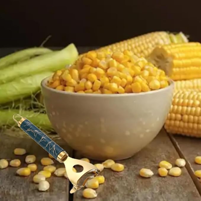 Cobb Gobbler corn peeler, 2025 New Cobb Gobbler Corn Peeler，Cobb Gobbler grain thresher, labor-saving and fast Cobb Gobbler labor-saving corn peeler, corn cob peeling tool (Silver(1Pcs))
