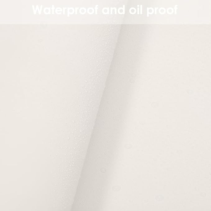 Leather Table Cover,1.8mm Thick,17x72 Inch Desk Cover,Dresser Cover Top,Dresser Protector Top,Dresser Cover,End Table Cover.(White+White,17x72)