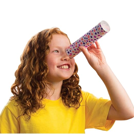 S&S Worldwide Educraft Kaleidoscopes Craft Kit, 6-3/4" Size, Pack of 25, Silver