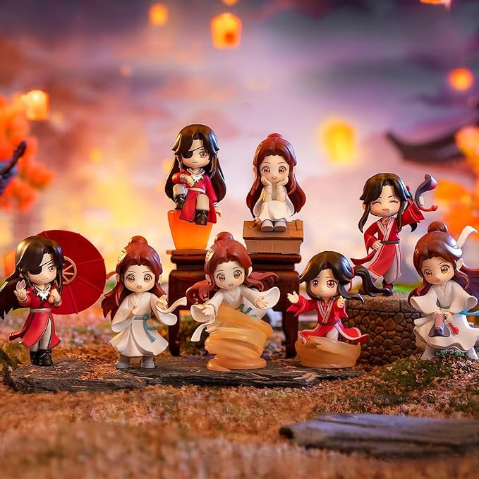 Heaven Official Blessing Hua Cheng Xie Lian Chibi Figure Blind Box Anime Gift (Fourth Set)