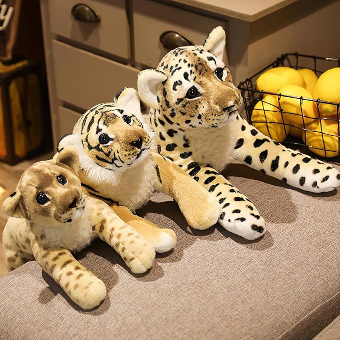 Lion Stuffed Animal 15.8" Stuffed Lion Plush Stuffed Animal Realistic Large Stuffed Cougar Plush Toys Safari Animals Cute Plushies Birthday Graduation Gifts for Kids Boys Girls