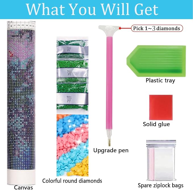 Diamond Art Painting Kits for Adults - Tree of Life Full Drill Diamond Dots Paintings for Beginners, Round 5D Paint with Diamonds Pictures Gem Art Painting Kits DIY Adult Crafts Kits 12x16inch