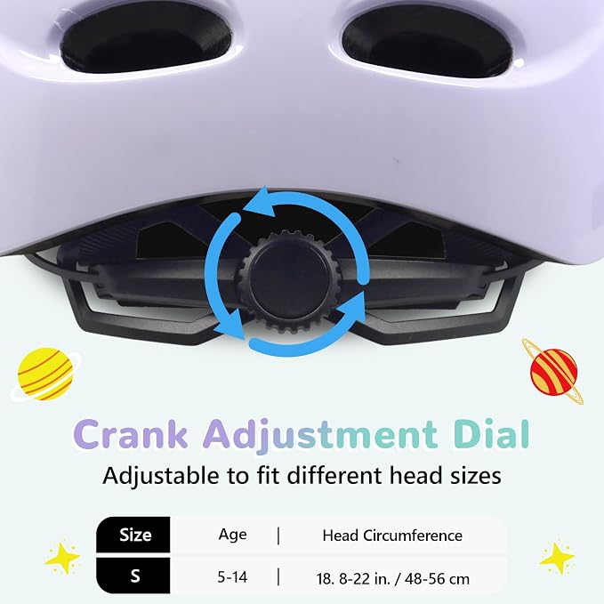 Kids/Youth Bike Helmet for Boys Girls and Teens, Adjustable and Multi-Sport for Bicycle, Kick Scooter, Skateboard, Roller/Inline Skate
