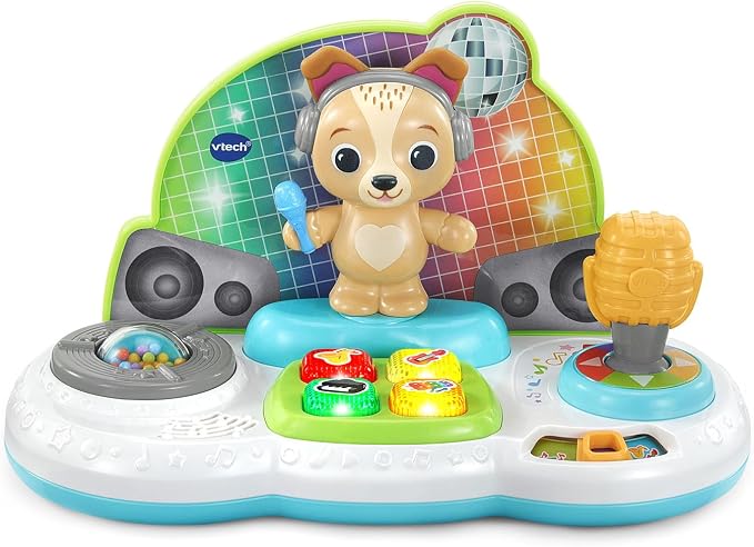 VTech Bark and Bop Dance Party Musical DJ Puppy Toy