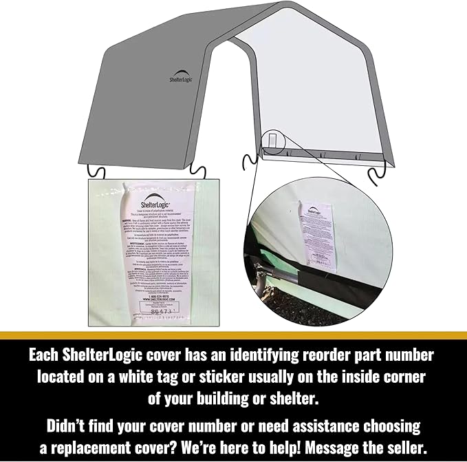 ShelterLogic Replacement Cover 804782-0503, 9 oz, Tan for Corral Shelter 51523 (Cover only Does not Include Frame or Corral Panels)