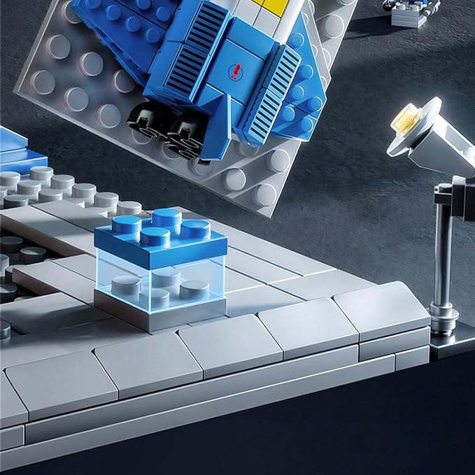 Vilbocr 96-Piece Space Station Building Blocks Set | STEM Educational Toys for Kids Ages 6-12 | Creative Astronaut Adventure Playset for Boys & Girls | Compatible with Major Brands