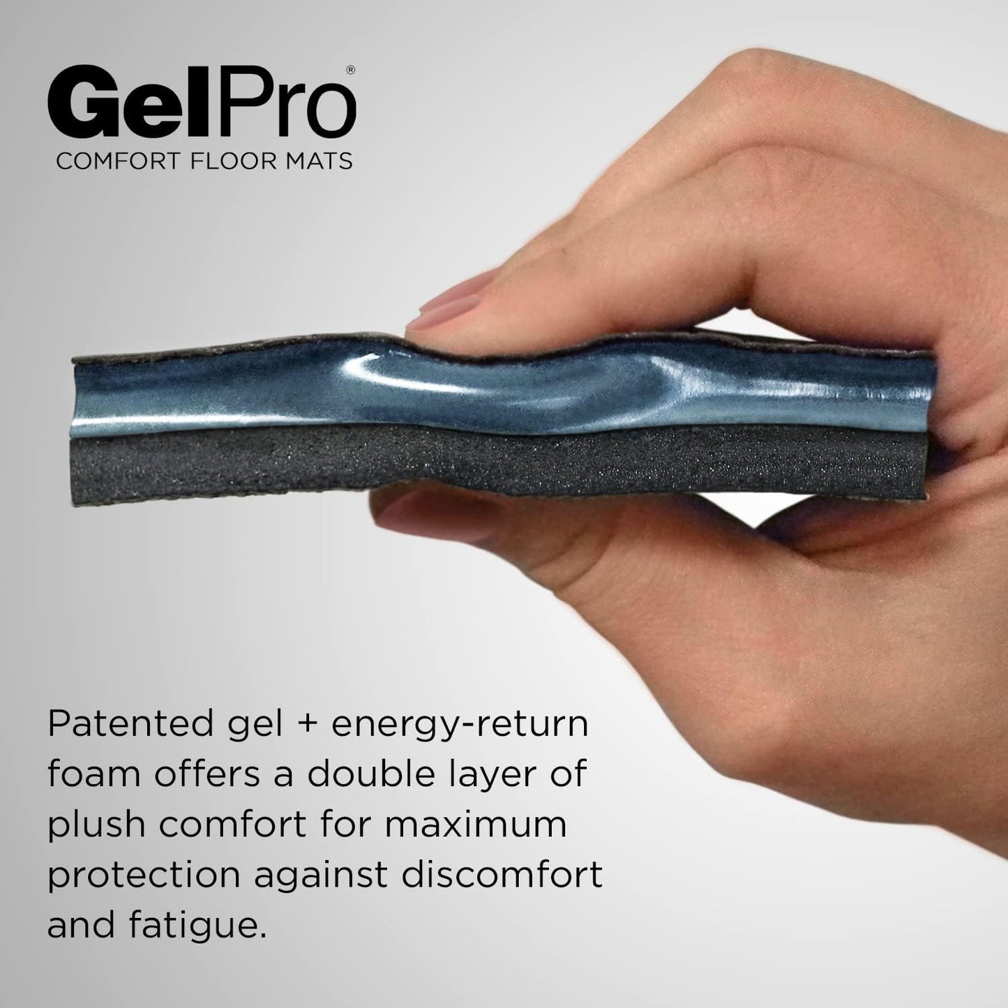GelPro Elite Premier Gel & Foam Anti-Fatigue Kitchen Floor Comfort Mat, 20" x 36", Basketweave Khaki
