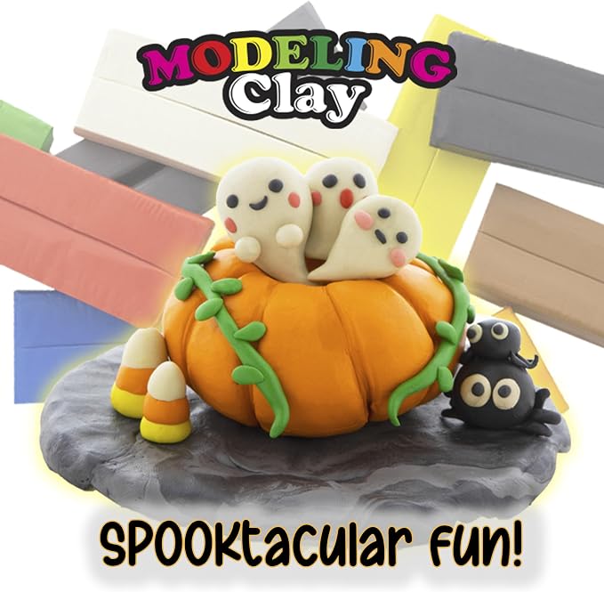BAZIC Products Gray Modeling Clay, 1 lb, Non-Hardening, for Sculpting Art Crafts, Reusable