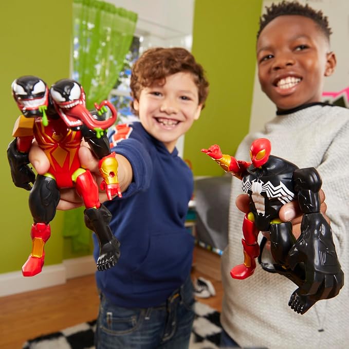 Spider-Man Marvel MixMashers Custom Mix-and-Match Action Figure & Accessories, 5-Inch-Scale Super Hero Toys for Kids Ages 4+