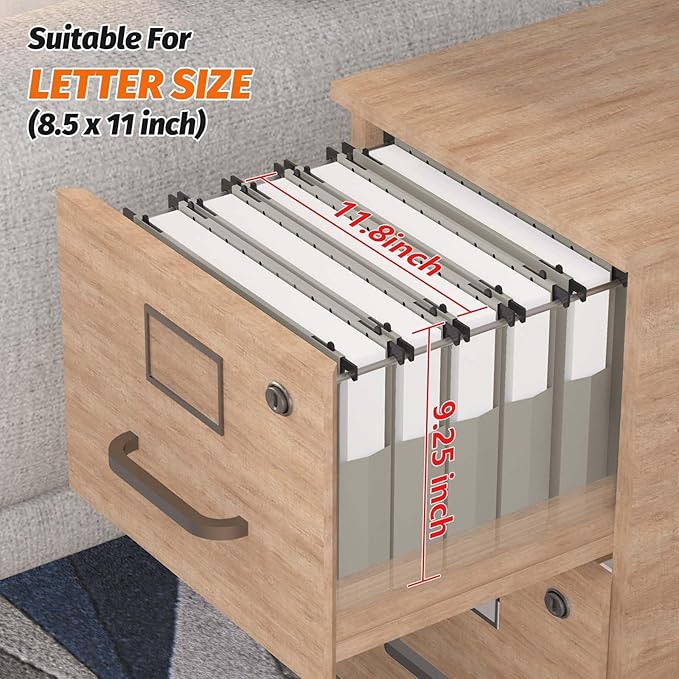Extra Capacity Plastic Hanging File Folders,12 Pack Reinforced Expanding Hang Folder Letter Size,Accordian Pocket,Heavy Duty 2 Inch Expansion, Hard Hanging Folder Organizer for Office Home,Grey