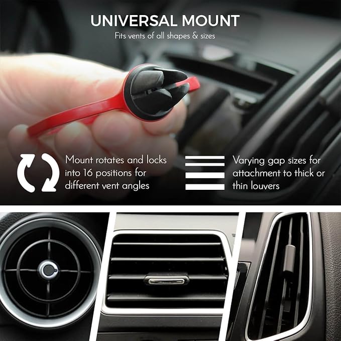 Saucemoto Dip Clip | An in-car sauce holder for ketchup and dipping sauces. As seen on Shark Tank (2 Pack, Gray)