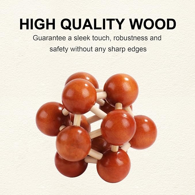Metal Brain Teaser Puzzles Disentanglement Puzzles Metal Wooden Brain Teaser Puzzle 16pcs Logic Metal Puzzle for Adult Kid Toy Lock Puzzles Gift for Adults Teenagers Kids