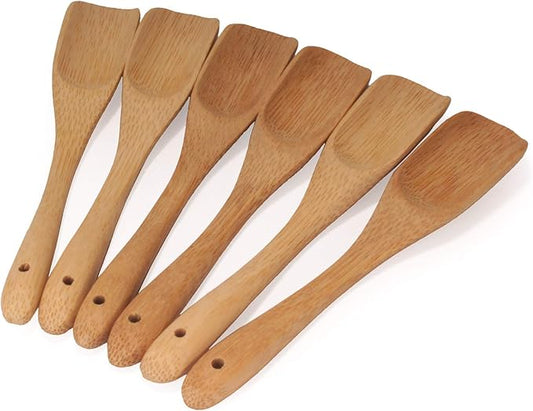 BambooMN - 4.7" Small Solid Bamboo Deep Scoop, 100pcs