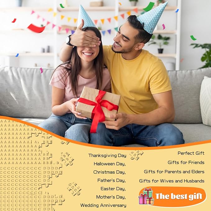 Puzzles for Adults 1000 Pieces, Jigsaw Puzzle for Adults, Fun Challenging Puzzle, Sunny Summer Patio Puzzles Game, Interlock Perfectly No Dust, Gifts for Easter Mother’s Day