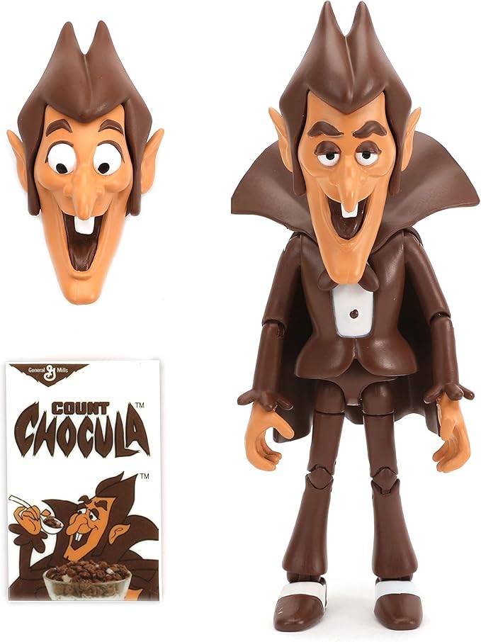 Jada Toys General Mills 6" Count Chocula Action Figure, Toys for Kids and Adults