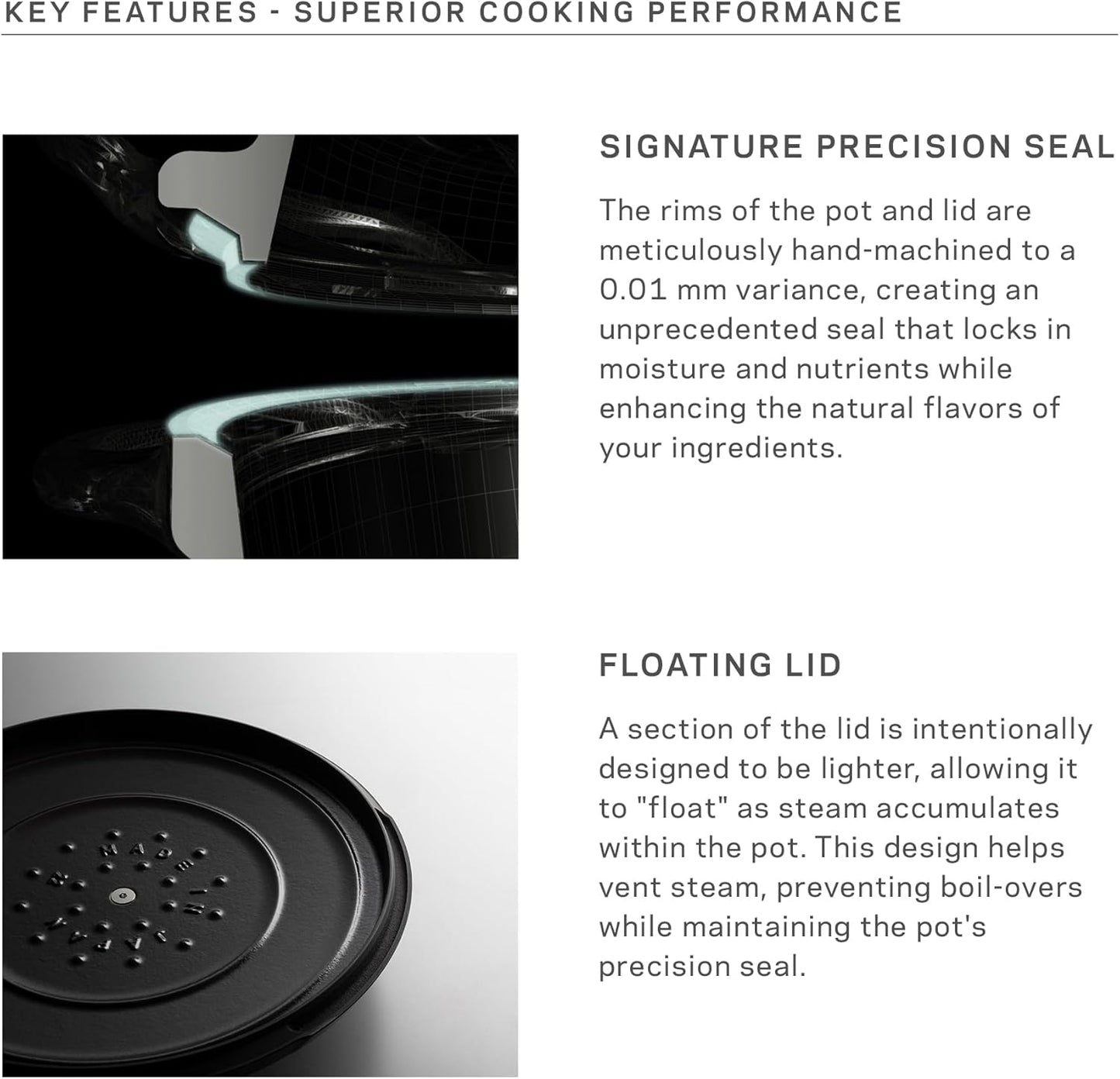 Vermicular Oven Pot 2.0 | Lightweight Enameled Cast Iron Pot | 26cm (5.9 Qt) | Non-Toxic | Induction-compatible | Dutch Oven | Made in Japan | Oyster Gray