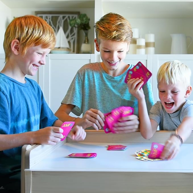 Melon Rind Jump 3, Math Game for Kids Learning Multiples of 3, Lively Card Game, a Fun Math Activity for Boosting Confidence, Quick and Easy Screenless Fun, Ages 7+