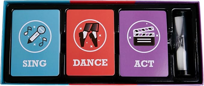Sing, Dance, Act | The Performance Party Game | 3+ Players | School Games | Family Games | Stocking Stuffers | Birthday Gift |