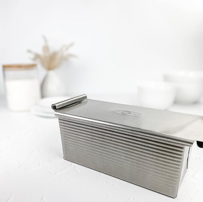 USA Pan Pullman Loaf Pan, 9 x 4 x 4, Aluminized Steel