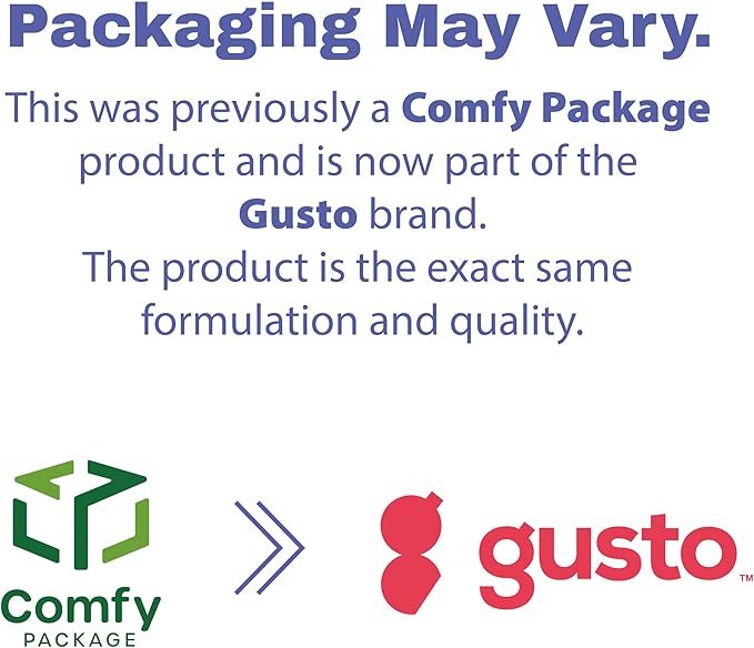 GUSTO To Go Food Containers with Lids [8 oz, 16 oz, 32 oz - 48 Count] - Deli Plastic Food Storage Containers with Lids for Meal Prep, Leftovers, and Freezer Storage - Formerly Comfy Package