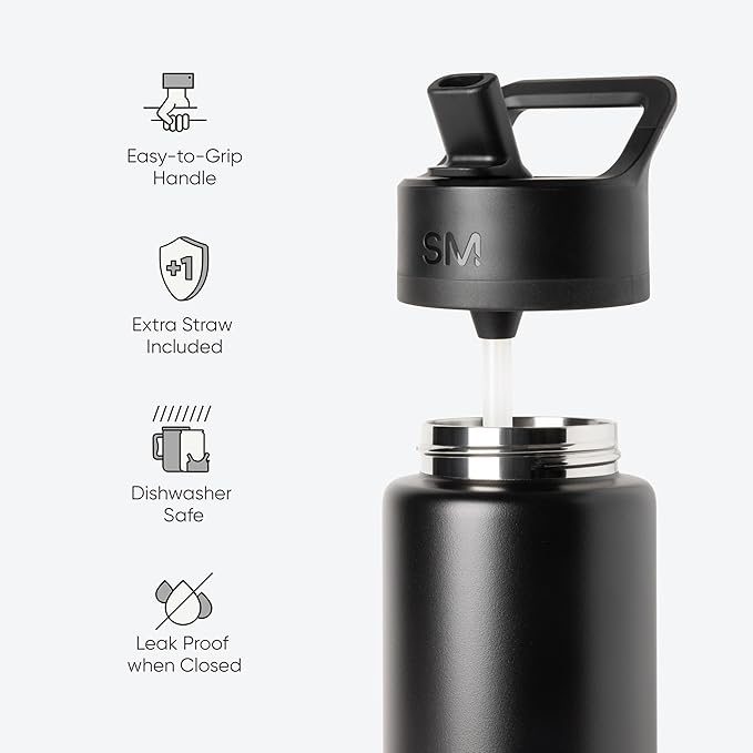 Simple Modern Kids Summit Water Bottle with Straw Lid | Star Wars 18oz Stainless Steel Cup Insulated Tumbler for Boys, School | Vehicle Schematics