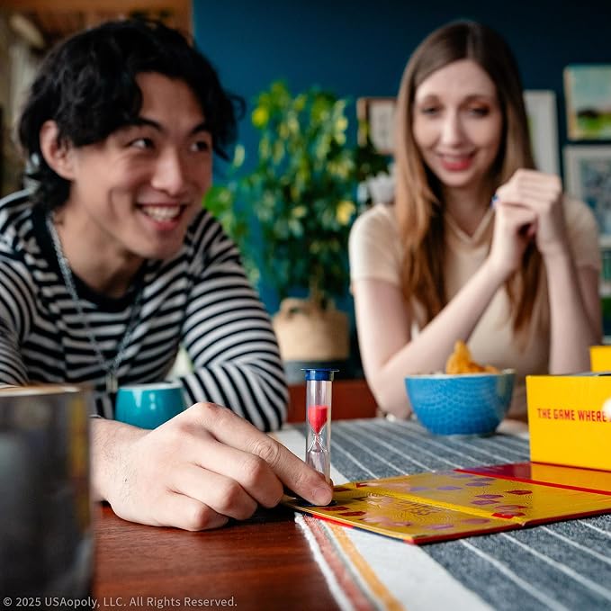 25 Words or Less Board Game, Figure Out the Secret Words Before Time Runs Out, 300 Cards, Timer & Countdown Board Included, Fast-Paced Party Game for Families & Adults,Fun for Game Nights & Gatherings