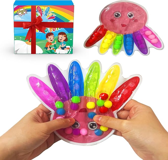 Color Sorting Toys for Toddlers, Fine Motor Skills Sensory Toys, Montessori Learning Toy for Preschool Learning Activitie, Sensory Activity Toy for Kids 3+ and Adults