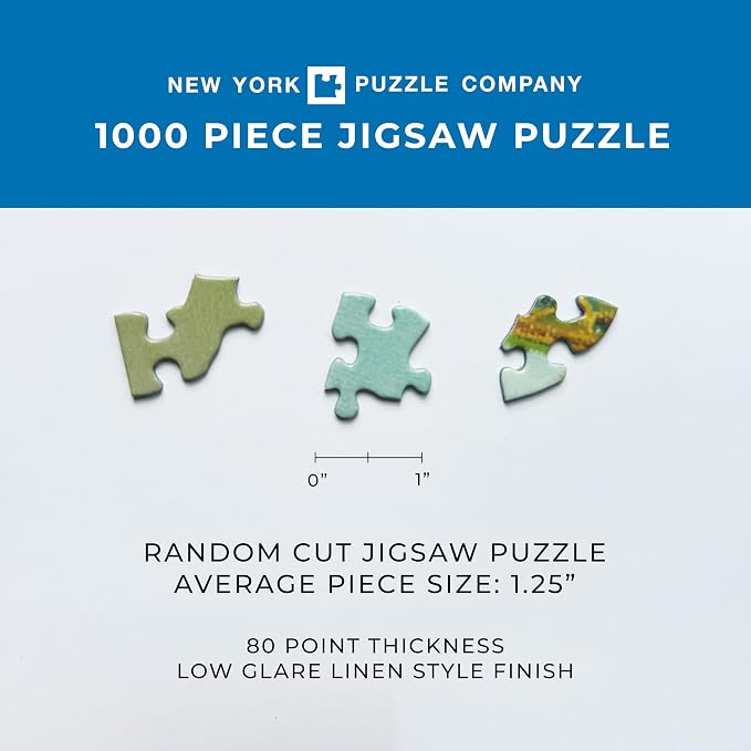 New York Puzzle Company - Loré Pemberton Quill and Parchment - 1000 Piece Jigsaw Puzzle for Family Game Nights by Loré Pemberton