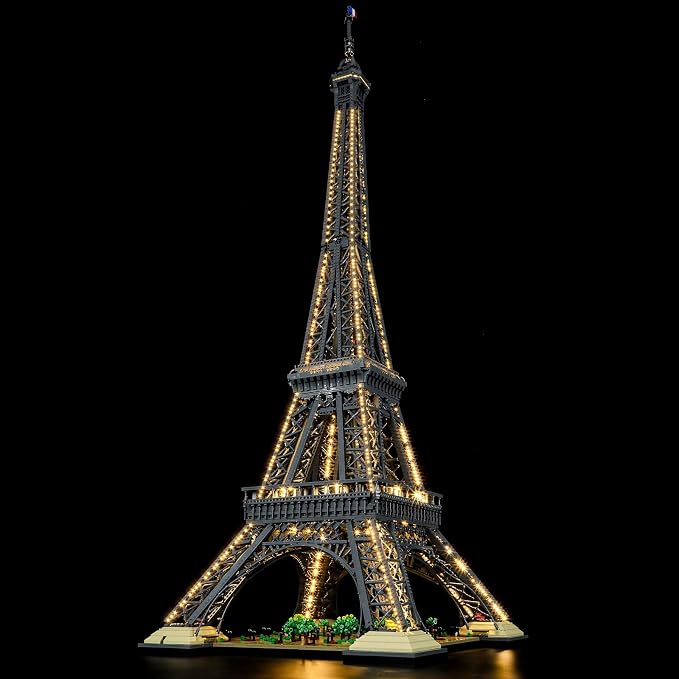 BRIKSMAX Led Lighting Kit for LEGO-10307 Eiffel Tower - Compatible with Lego Architecture Building Blocks Model- Not Include Lego Set