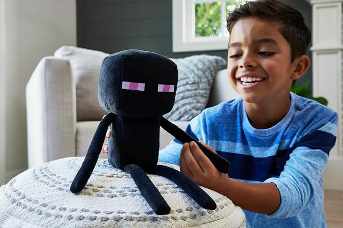 Mattel Minecraft Basic Plush Character Soft Dolls, Video Game-Inspired Collectible Toy Gifts for Kids & Fans Ages 3 Years Old & Up