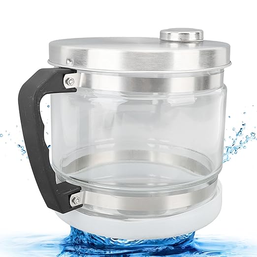1 Gallon/4L Glass Carafe Jar for Water Distiller, Distiller Water Container, Replacement Distilled Water Collection Bottle, Water Canteen Pot for Home, Beauty, Countertop Distiller