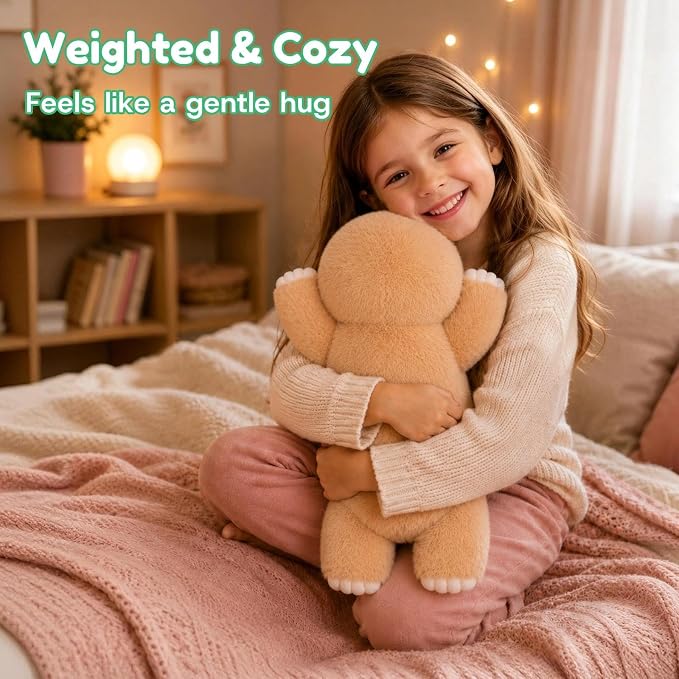 Sloth Weighted Stuffed Animal, Soft Plush Toy Gift (10.6 Inch, 0.7 Lbs)