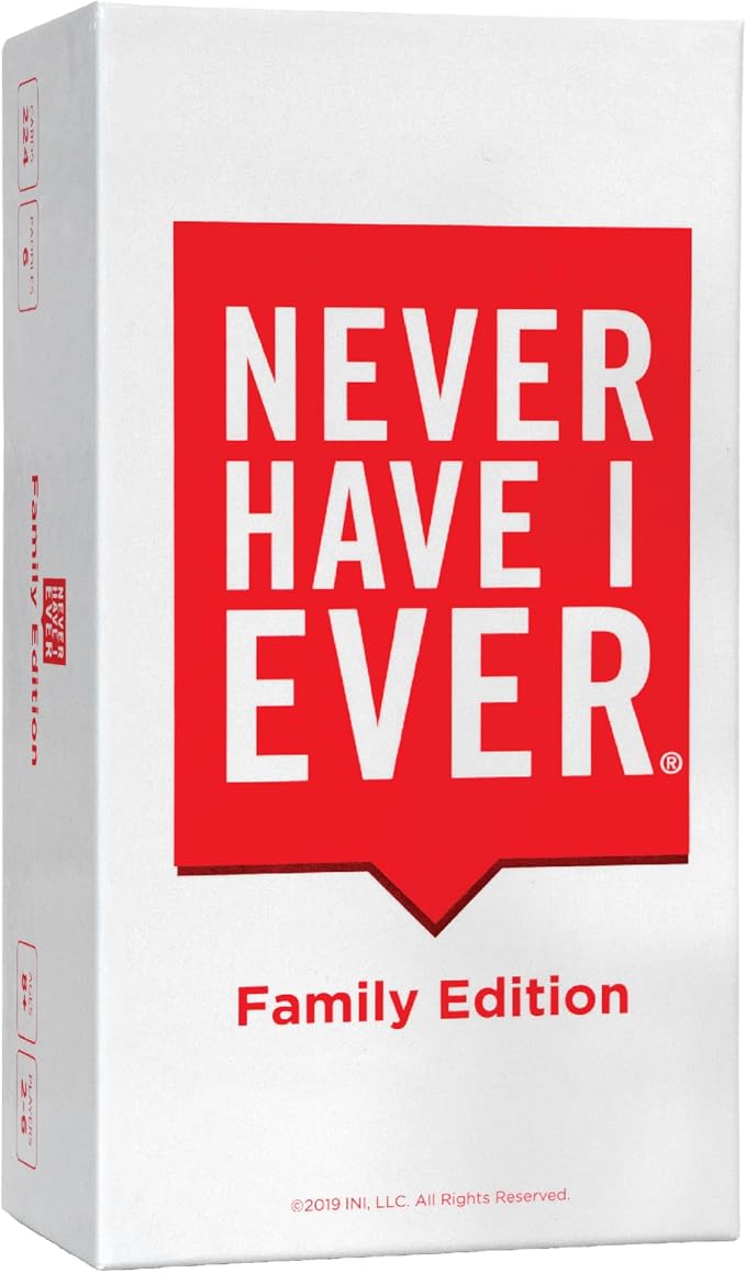 Never Have I Ever | Hilarious Family Card Game with Fun Questions & Crazy Stories | Perfect for Kids, Teens & Adults | Great for Game Nights & Parties | Includes “I Have” & “I Have Never” Paddles!