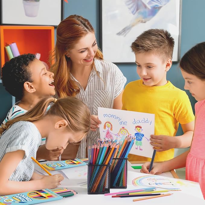 Toidgy 144 Count Colored Pencils for Kids, 12 Packs Colored Pencils Bulk 12 Colors, Pre-sharpened Color Pencils for Adults, Bulk School Supplies for Teachers, Back to School Supplies, Classroom Prizes