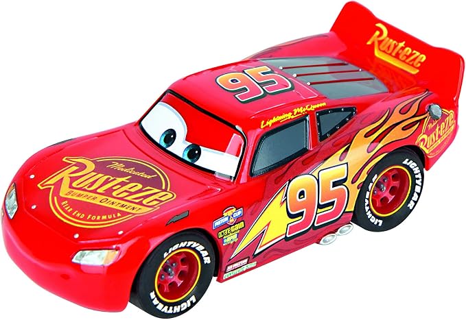 Carrera Speed Arena Cars Slot Car Race Track Set – Lightning McQueen | Portable slot car track toy, race-in-a-case design, includes McQueen & Ramirez cars, travel-friendly for kids, easy setup