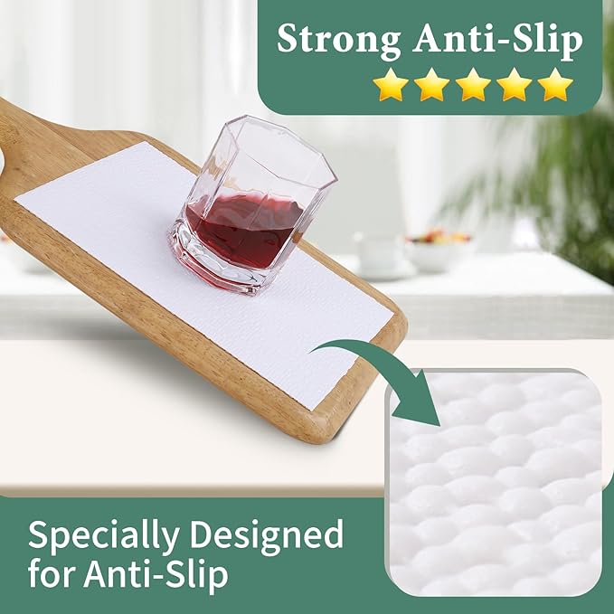 Drawer and Shelf Liner for Kitchen Cabinet: 23 in X 20 Ft Non Slip Waterproof Shelf Paper Non Adhesive Refrigerator Liners White Easy Liners for Bathroom Cupboard with Knife Tape Measure