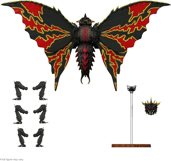 Super7 ULTIMATES! Toho Battra (1992) - 7" Toho Godzilla Action Figure with Accessories - Classic Movie Collectibles and Retro Toys