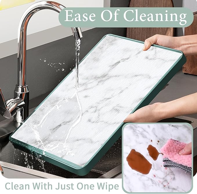 2-Layer Drawer and Shelf Liner for Kitchen Cabinet: 35.4 in X 19.69 Ft Non Slip Waterproof Shelf Paper Non Adhesive Refrigerator Liners White Marble Easy Liners for Bathroom with Knife Tape Measure