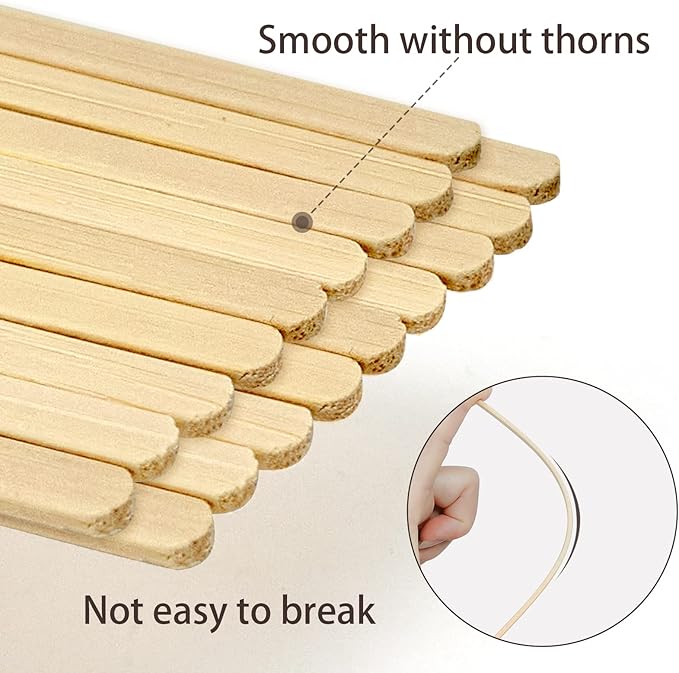 7 Inch Bamboo Disposable Coffee Stirrers, 500 Count Coffee Stir Sticks - For Coffee, Cocktails and Hot Drinks - Smooth End Design, Splinter-Free