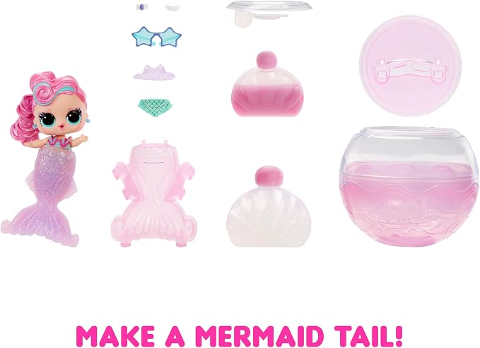 LOL Surprise Tots Just Add Water 3-Pack with 3 Make-Your-Own Fantasy Dolls and 25+ Surprises to UNbox Including Mermaid, Fairy, and Unicorn Dolls and Magical Crafts – Great Gift for Kids Ages 4+