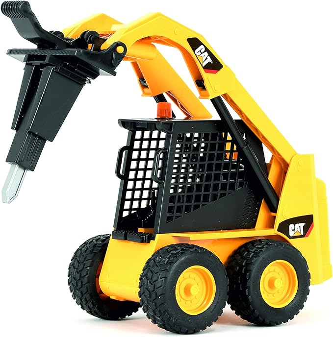 Bruder 09047 Caterpillar Skid Steer Loader with Accessories