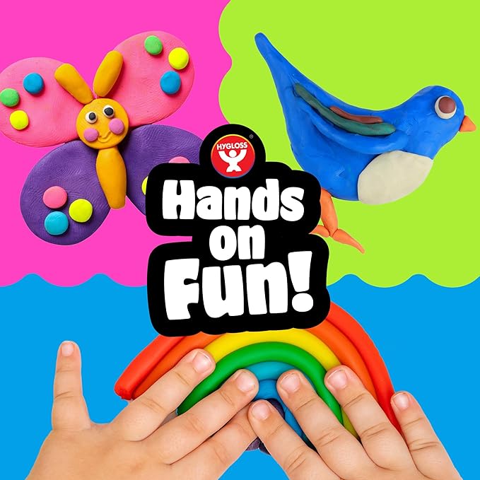 Hygloss Play Modeling Dough for Kids – Safe & Non-Toxic Sensory Dough for Arts and Crafts – 1 lb Tub – Play Clay for Toddler Activities, Preschool Classroom Must-Haves – Orange Color, Scented
